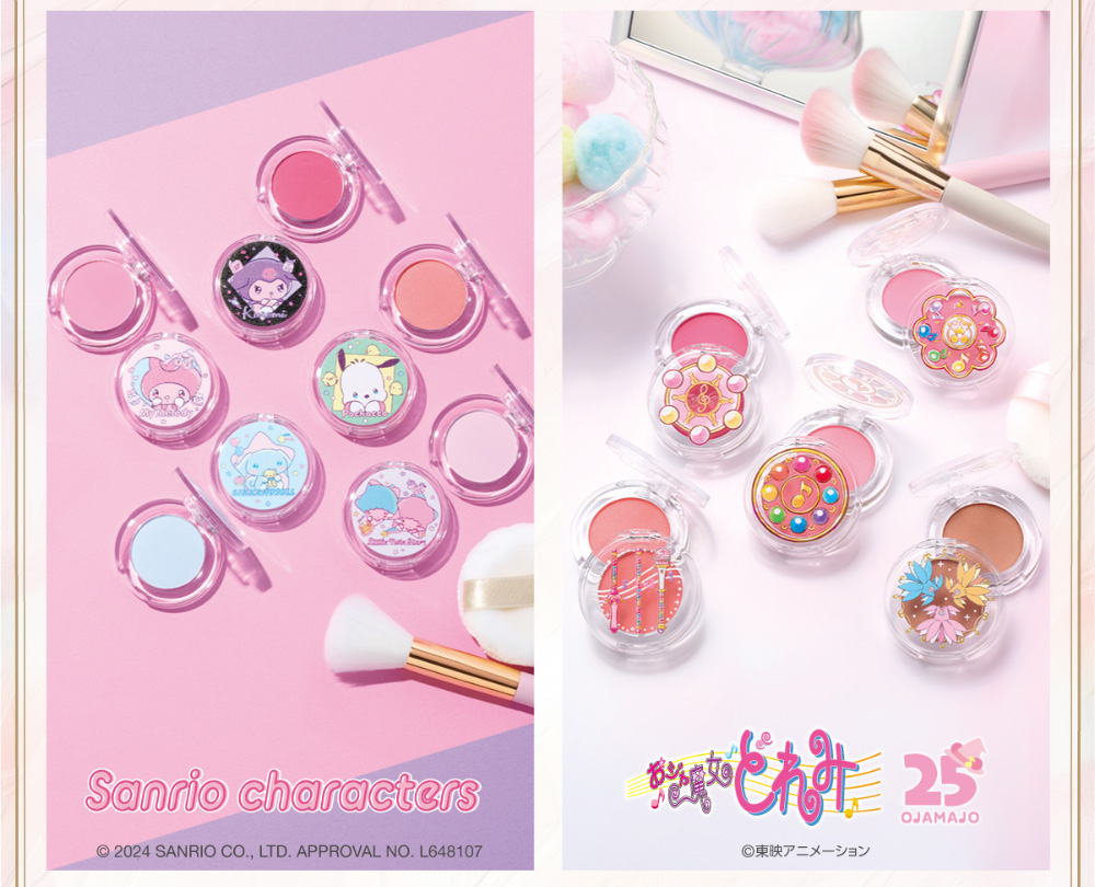 日本萬代推出「化妝品扭蛋」新企劃，《小魔女 DoReMi》、三麗鷗 10 款眼影扭蛋引熱議！