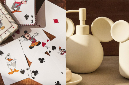 Zara Home x 迪士尼聯名登場，復古米奇陶瓷用品、撲克牌質感必收！